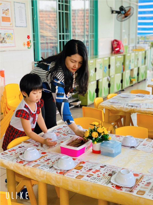 Hoạt động của bé tại trường